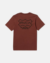 Genuine RVCA Short Sleeve Tee - Red Earth | RVCA online