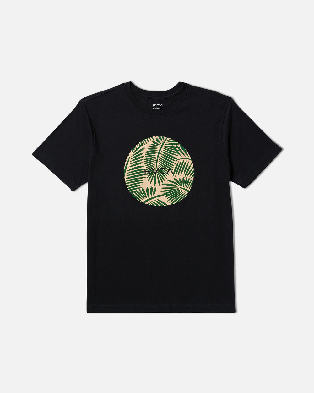 Motors Short Sleeve Tee - Black Palms | RVCA discount