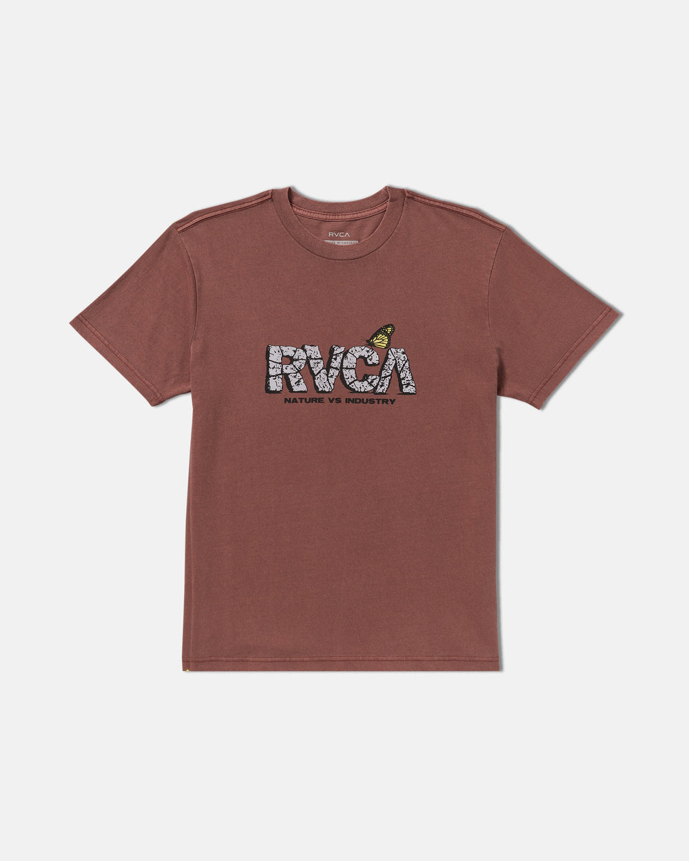 Butterfly FX Short Sleeve Tee - Red Earth | RVCA US