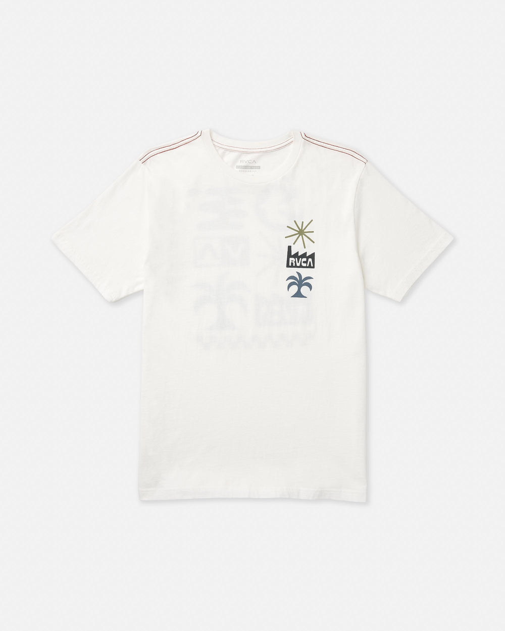 Mirage Short Sleeve Tee - Antique White | RVCA outlet