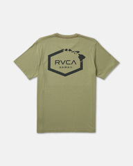 Island Hex Short Sleeve Tee - Ranger Green | RVCA on sale
