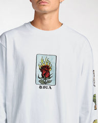 KSL Long Sleeve Tee - White | RVCA for sale