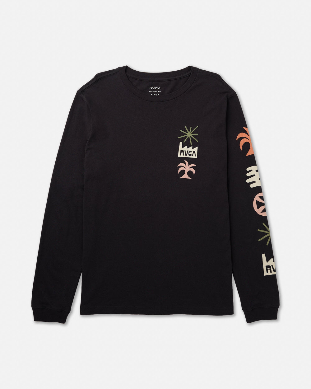 Mirage Long Sleeve Tee - Black | RVCA US