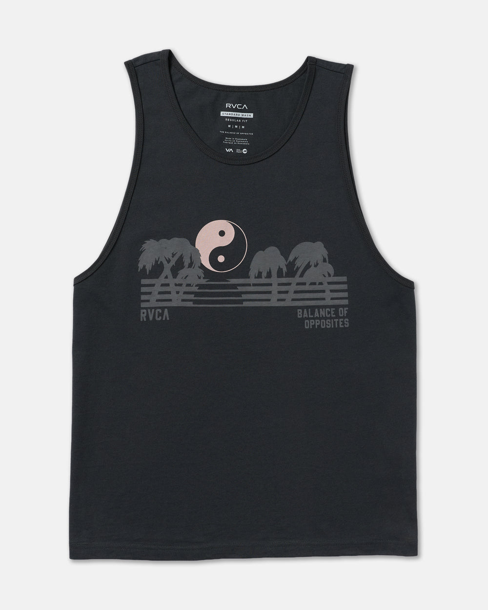 Balance Horizon Tank Top - Pirate Black | RVCA discount