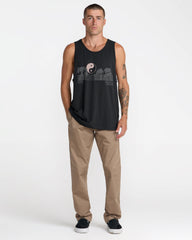 Balance Horizon Tank Top - Pirate Black | RVCA discount