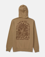 Palm Grove Hoodie - Coyote | RVCA online