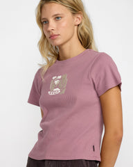 That Balance Baby Tee - Winter Orchid | RVCA discount