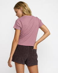 That Balance Baby Tee - Winter Orchid | RVCA discount