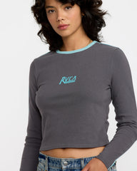 Hills Long Sleeve Shirt - Gravel | RVCA sale