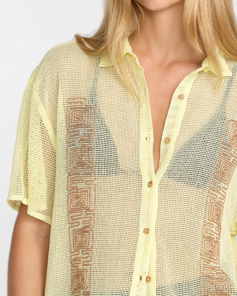 Sabra Top - Light Green | RVCA US