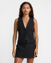 Logan Vest - Rvca Black | RVCA online