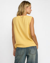 Carrie Sweater Vest - Sanddune | RVCA for sale