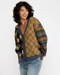 Lumen Cardigan - Stone Blue | RVCA for sale
