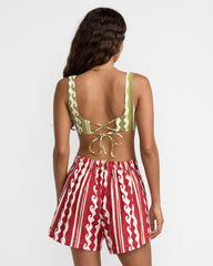 Casey Short - Pepper Red Print | RVCA online