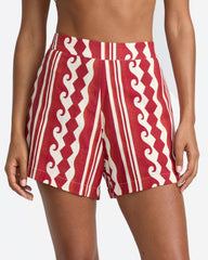 Casey Short - Pepper Red Print | RVCA online