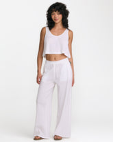 New Yume Wide Leg Pants - Whisper White | RVCA US