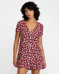 Understated Dress - Cranberry | RVCA discount