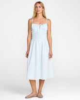 Raya Midi Dress - Crystal Blue | RVCA online