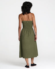 Raya Midi Dress - Olive | RVCA for sale