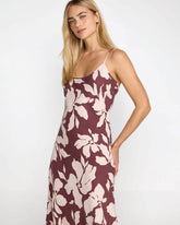 Lets Dance Slip Dress - Terra Brown | RVCA sale
