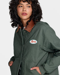 Clover Quilted Jacket - Wintermoss | RVCA US