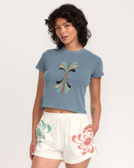 Lauryn Alvarez 411 Tee - Vintage Navy | RVCA US