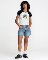 Tijuana Panthers Raglan - Natural | RVCA US