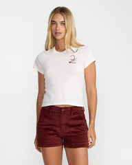 Scorpion 411 Tee - Cloud | RVCA for sale