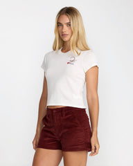 Scorpion 411 Tee - Cloud | RVCA for sale