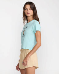 Keep Growing 411 Tee - Aqua Haze | RVCA outlet