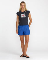The Only Way Slim Tee - Washed Black | RVCA sale