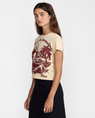 Made In Paradise Tee - Light Tan | RVCA near me