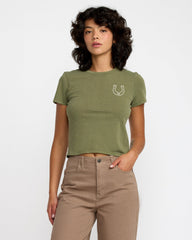 411 Tee - Cypress Green | RVCA outlet