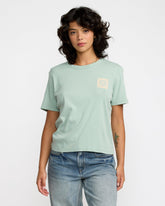 Daily Tee - Mist Blue Solid | RVCA outlet