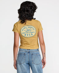 411 Tee - Curry | RVCA on sale