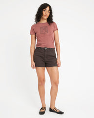 411 Tee - Mahogany | RVCA outlet