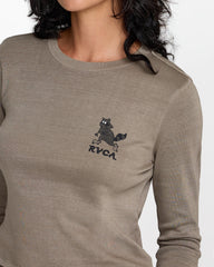 Fortune Long Sleeve Tee - Desert Taupe | RVCA near me