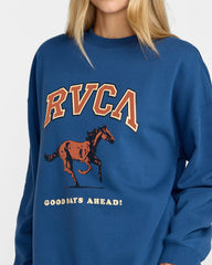 Neat Pullover - Ensign Blue | RVCA for sale