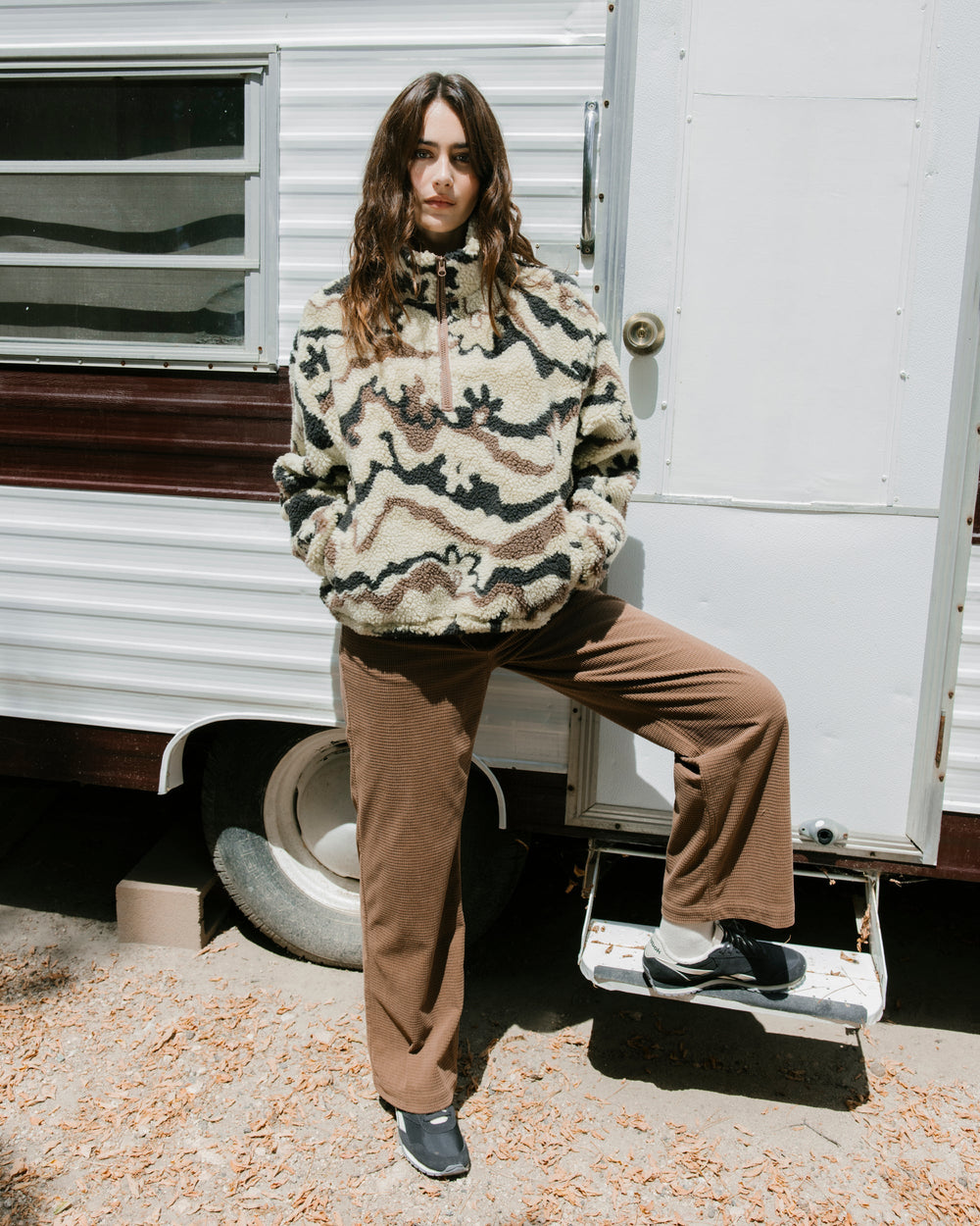 Ezra Polar Pullover - Haze | RVCA online