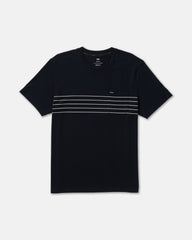 Balance Pocket Stripe Tee - Black | RVCA discount