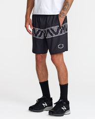Hawaii Yogger Stretch 17" Short - Black White | RVCA near me