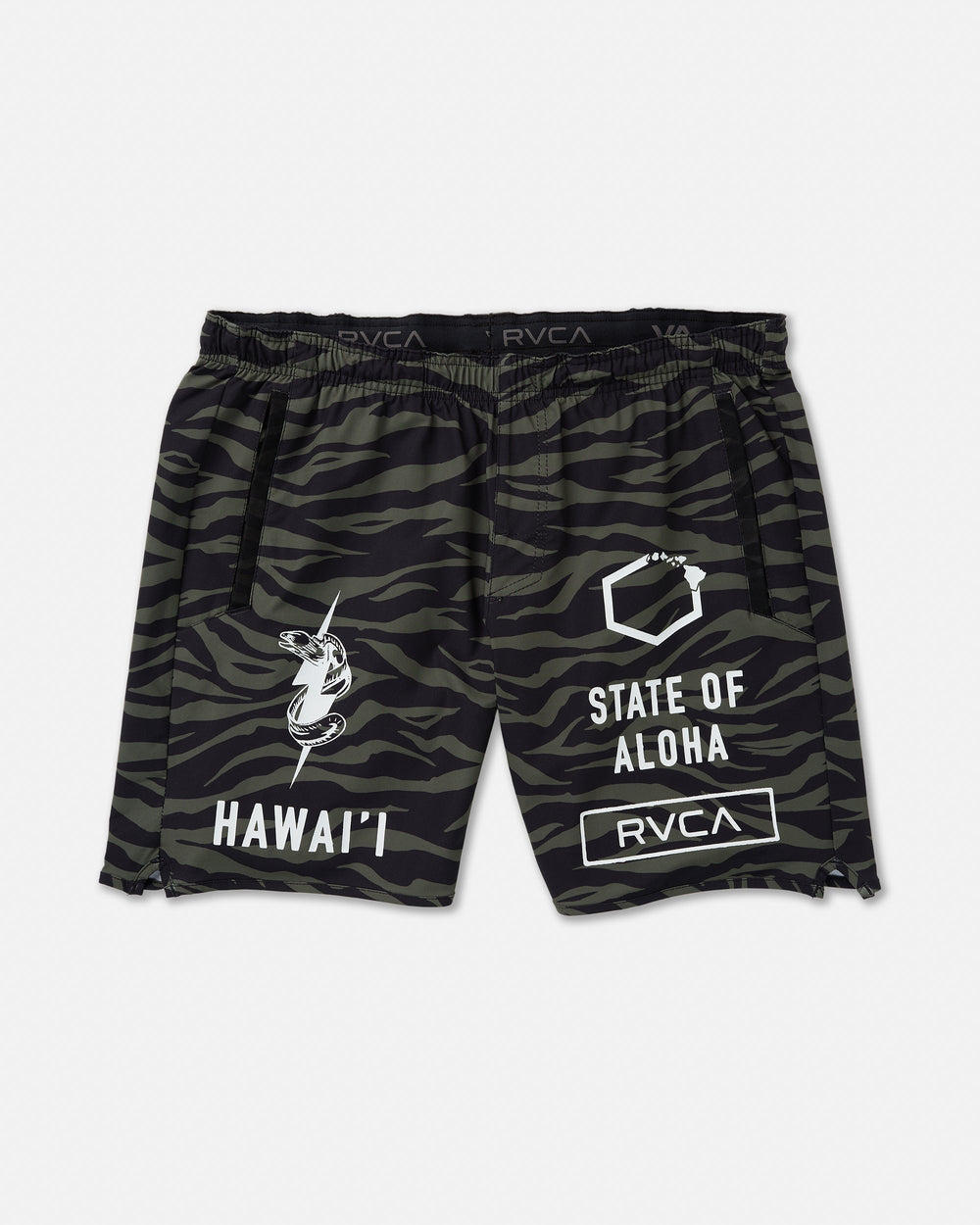 Hawaii Yogger Stretch 17" Short - Fatigue | RVCA online