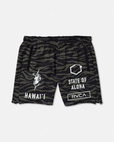 Hawaii Yogger Stretch 17" Short - Fatigue | RVCA online