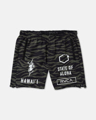 Hawaii Yogger Stretch 17" Short - Fatigue | RVCA online