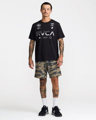 Yogger Recover 17" Shorts - Tiger Camo | RVCA for sale