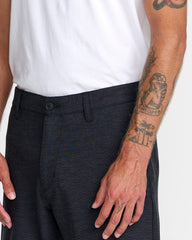 Sport Course Chino Short - Heather Black | RVCA for sale