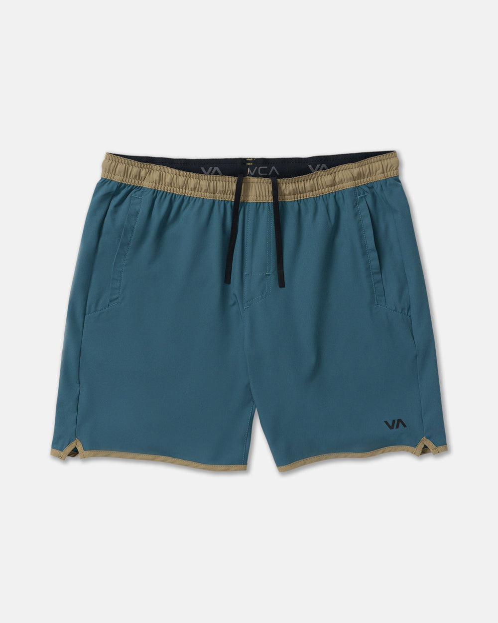 Yogger Stretch Contrast 17" Short - Duck Blue | RVCA on sale
