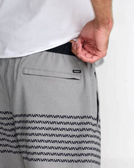 Yogger Stretch Contrast 17" Short - Heather Grey | RVCA sale