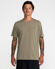 VA Circle Icon Short Sleeve Tee - Army | RVCA on sale