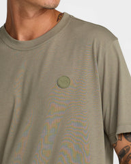 VA Circle Icon Short Sleeve Tee - Army | RVCA on sale